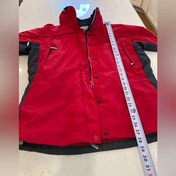 Columbia outdoor winter ski red jacket removable fleece liner M - Picture 10 of 15